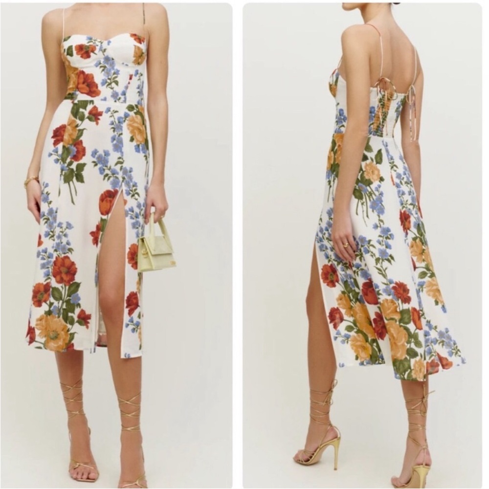 Reformation Juliette Floral Dress Formosa - Picture 1 of 8